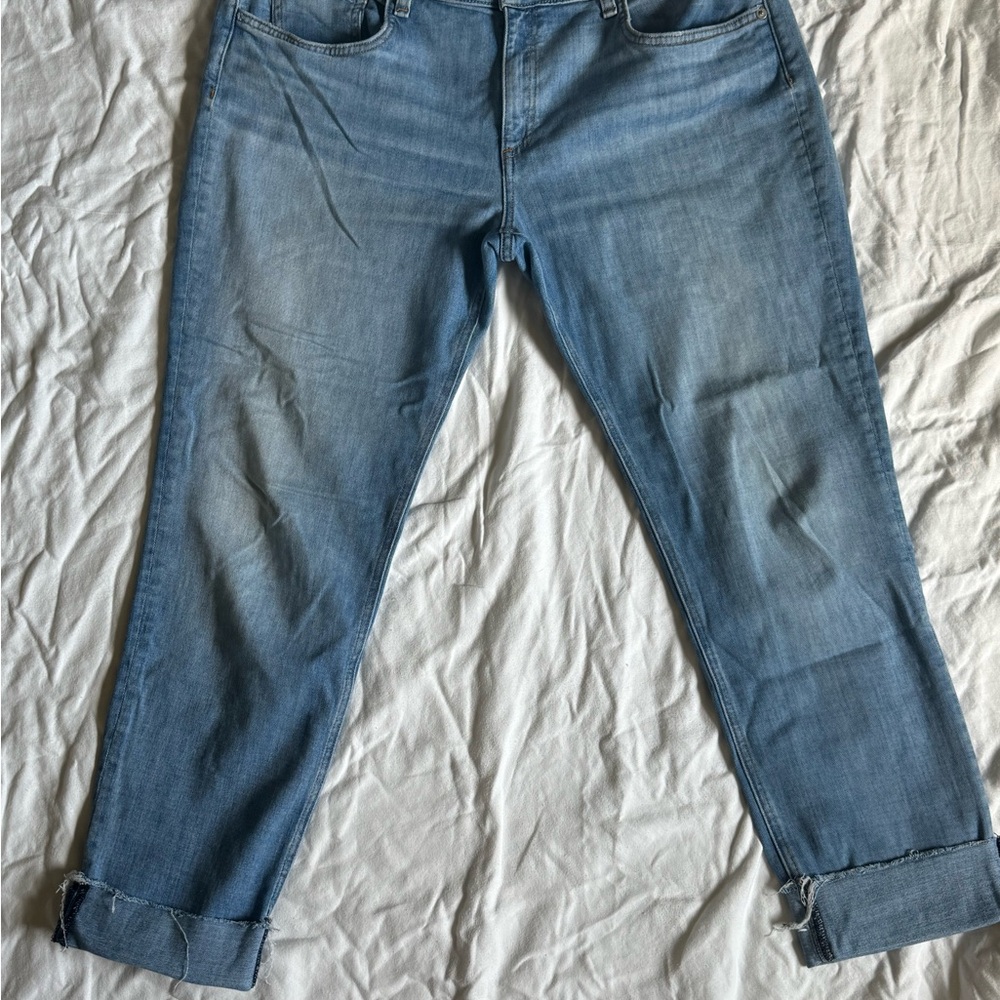 rag & bone Women's Boyfriend Jeans in Light Blue